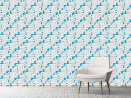 patterned-wallpaper-cherry-blossom-geisha-cyan