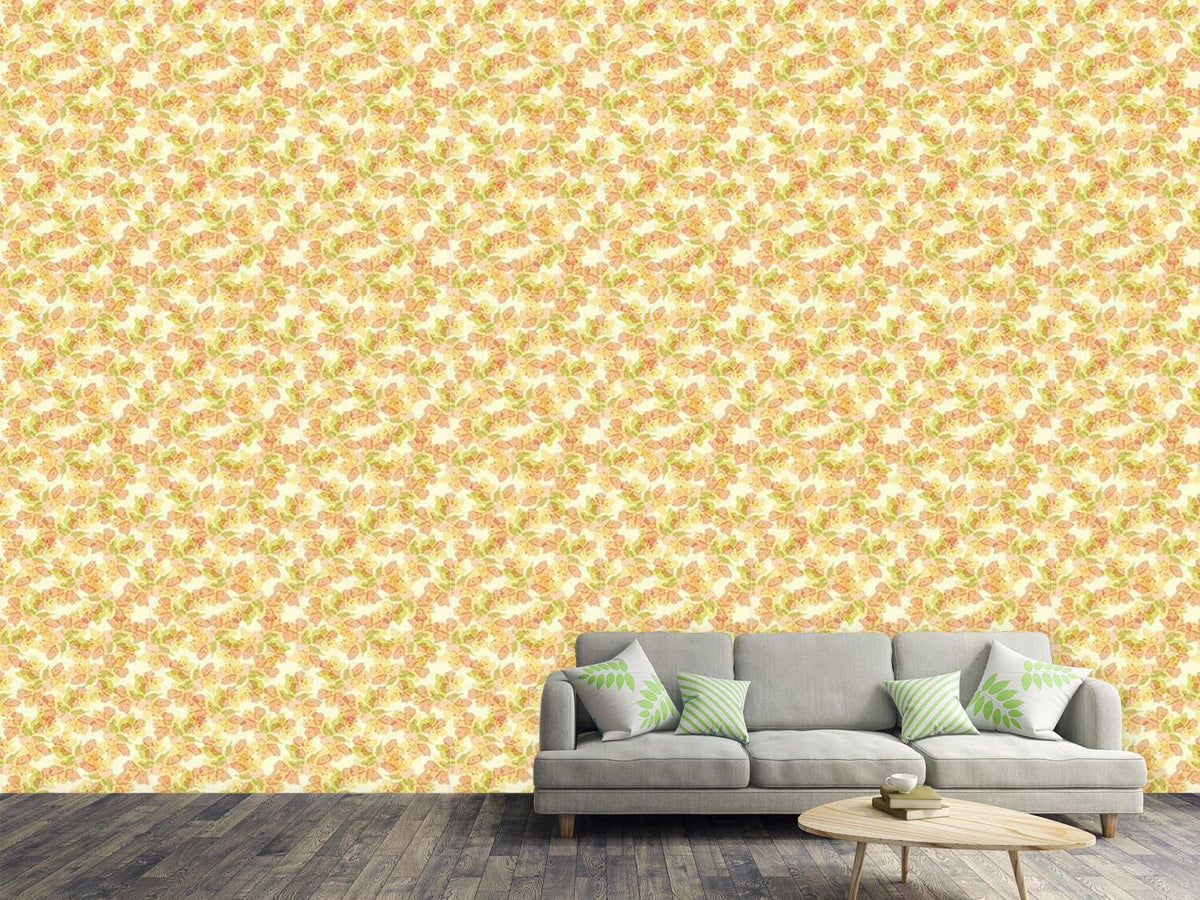 patterned-wallpaper-golden-blossoms-on-the-veranda