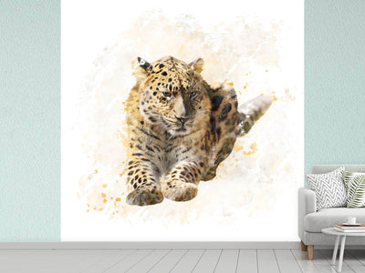 photo-wallpaper-painting-lynx