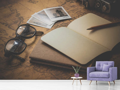 photo-wallpaper-retro-travel-plan