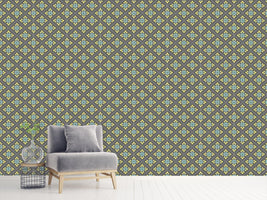 patterned-wallpaper-retro-patchwork-flowers