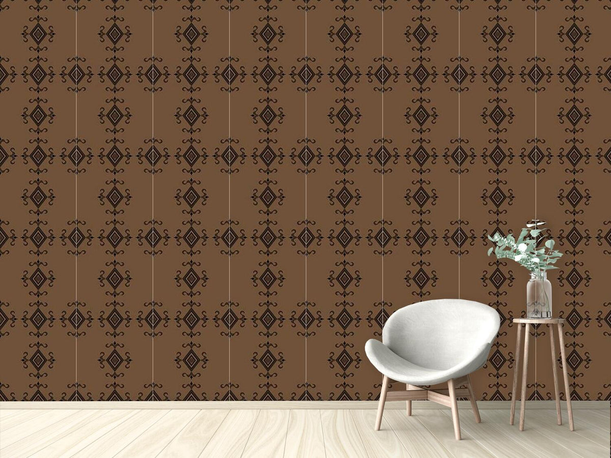 patterned-wallpaper-gothic-brown