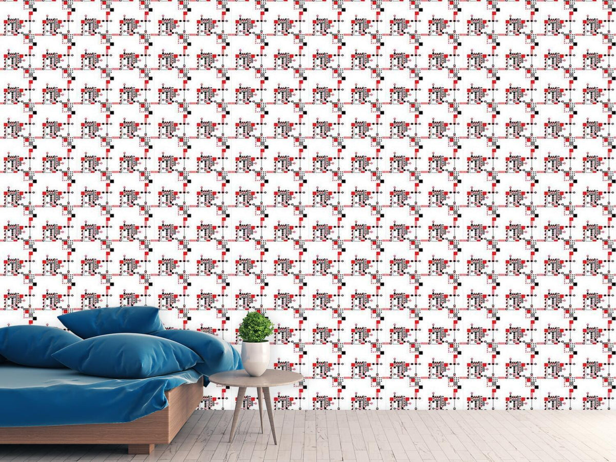 patterned-wallpaper-red-and-black-construction