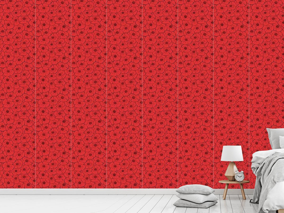 patterned-wallpaper-delightful-poppy-field