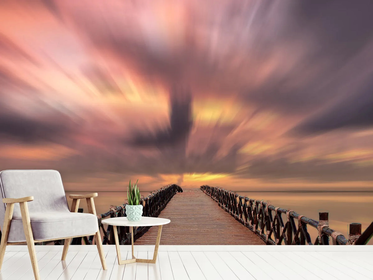 photo-wallpaper-bridge-in-the-fire-of-heaven