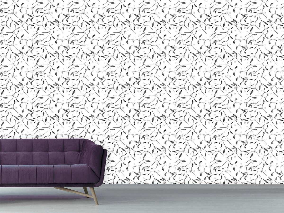 patterned-wallpaper-mistletoe-twig