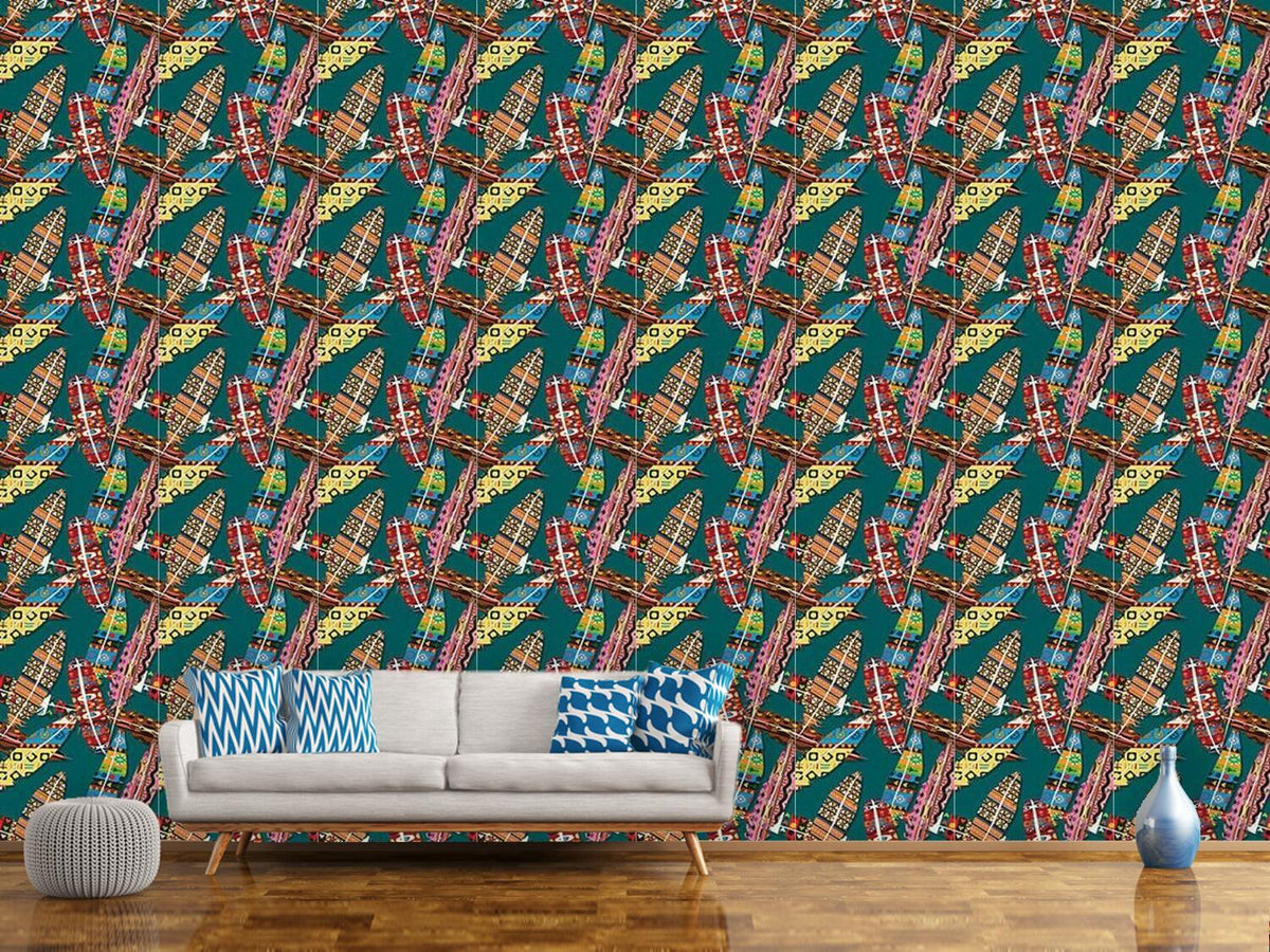 patterned-wallpaper-the-feathers-of-the-great-manitou