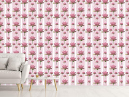 patterned-wallpaper-lotus-flowers-on-patrol