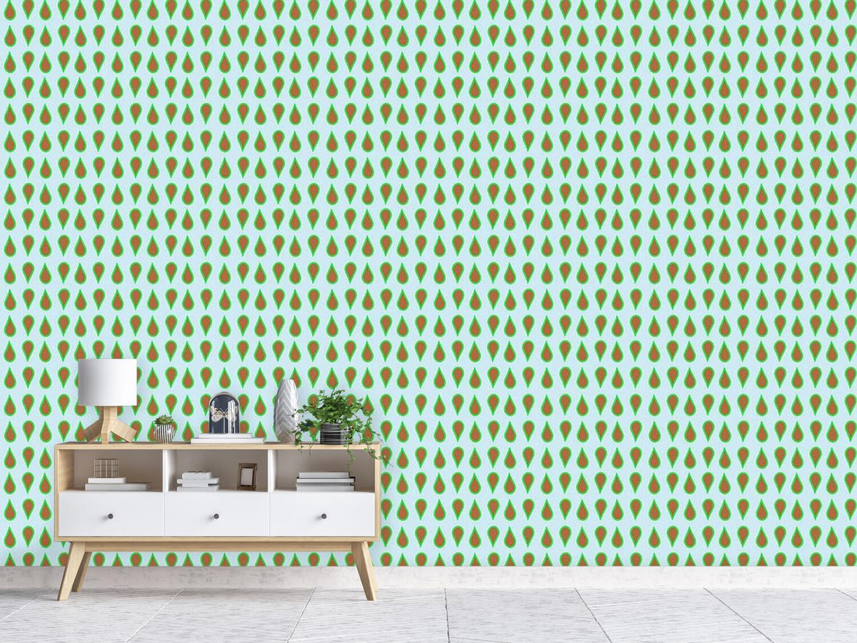 patterned-wallpaper-chocolate-mint-drops