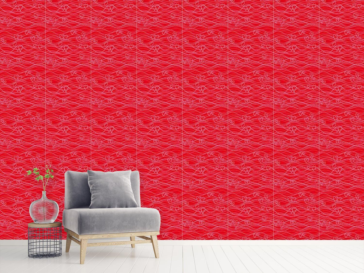 patterned-wallpaper-wavelenght-red