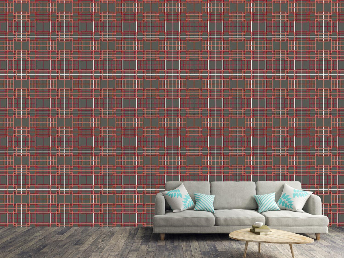 patterned-wallpaper-asian-lattice