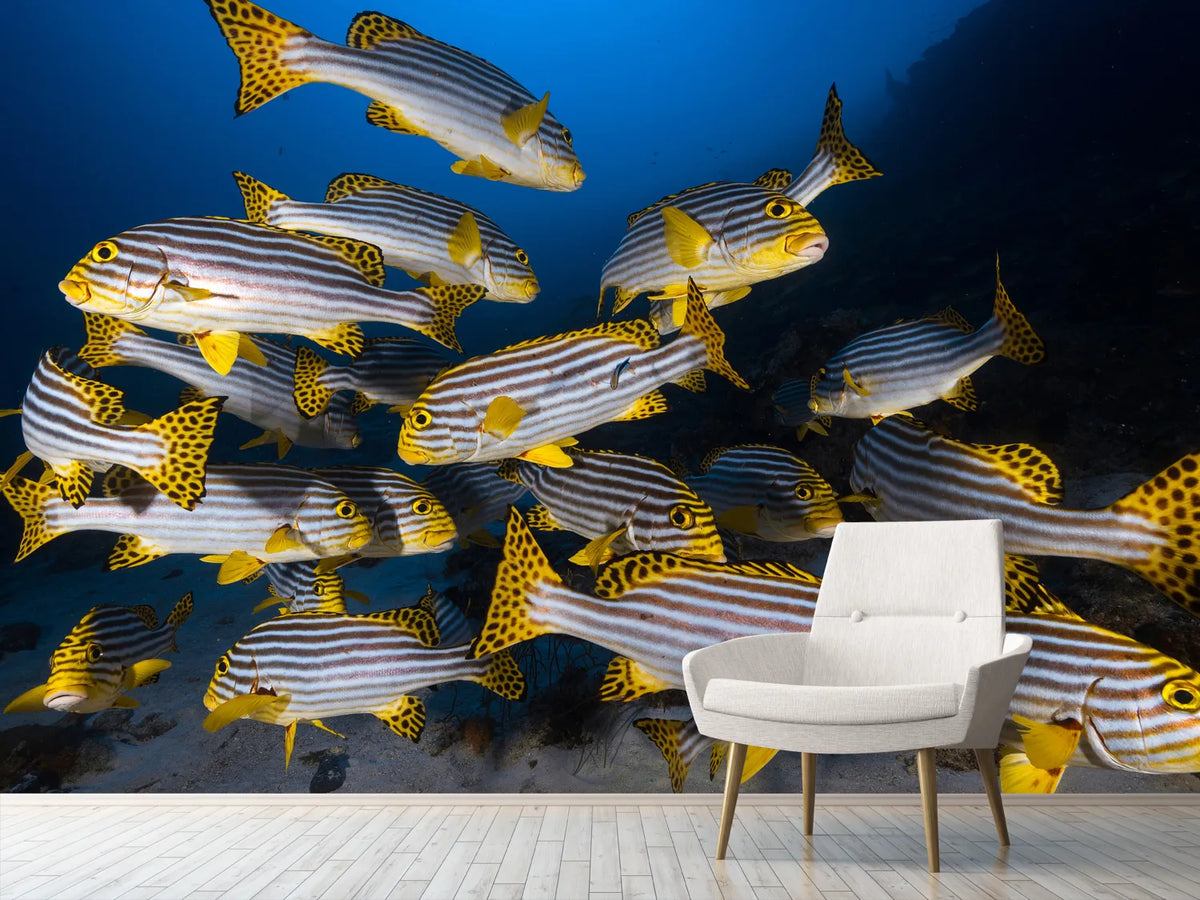 photo-wallpaper-fish-in-the-dance-of-the-waves