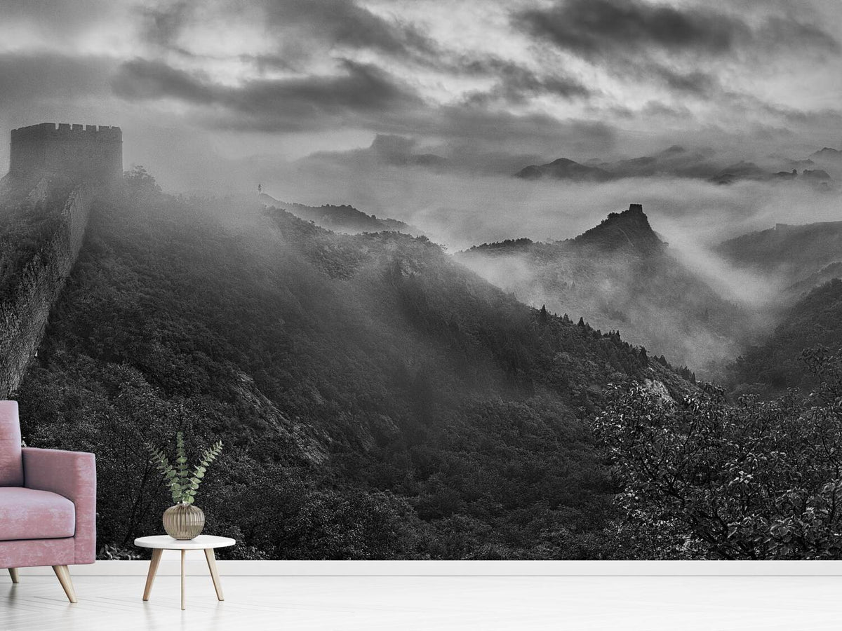 photo-wallpaper-misty-morning-at-great-wall