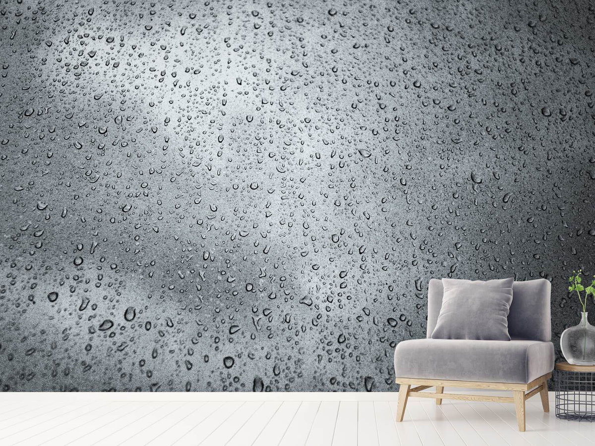 photo-wallpaper-dark-raindrops-on-the-wall