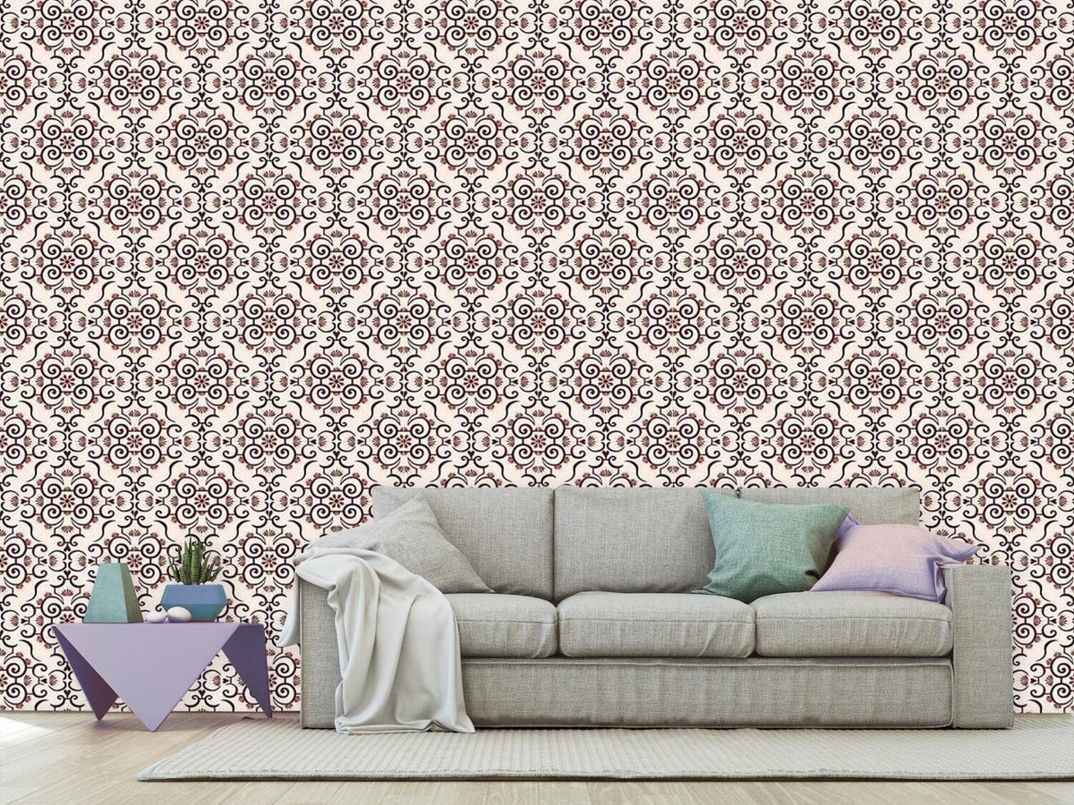 patterned-wallpaper-lace-idol-brown