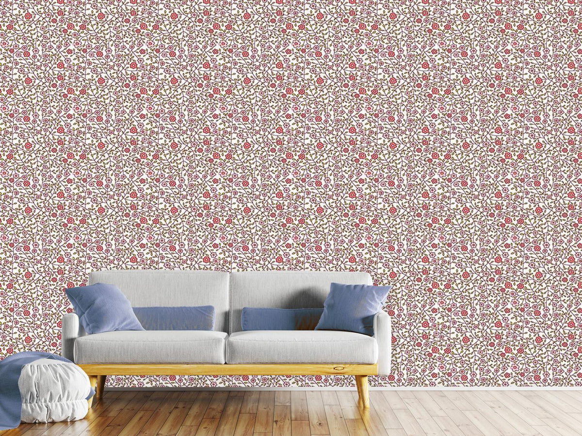 patterned-wallpaper-wild-roses-in-the-garden