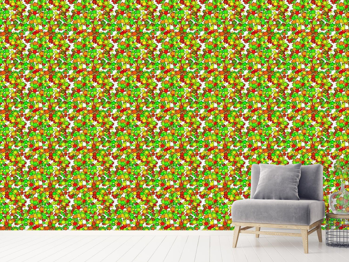 patterned-wallpaper-colorful-star-dance