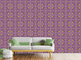 patterned-wallpaper-symmetric-fantasyflowers