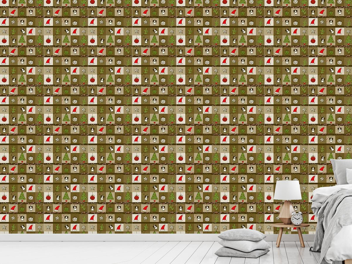 patterned-wallpaper-christmas-in-a-wooden-box