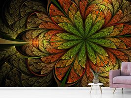 photo-wallpaper-abstract-floral-pattern