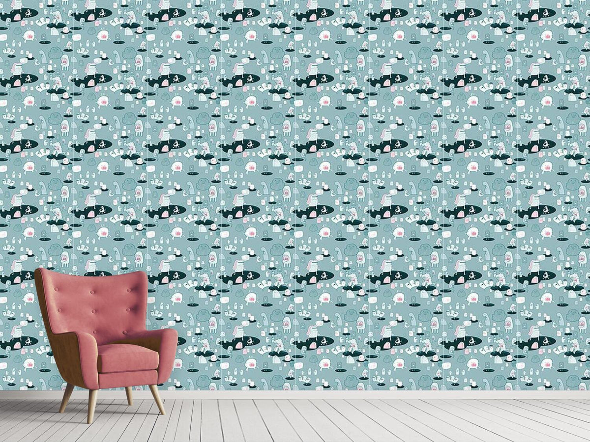 patterned-wallpaper-the-monster-come