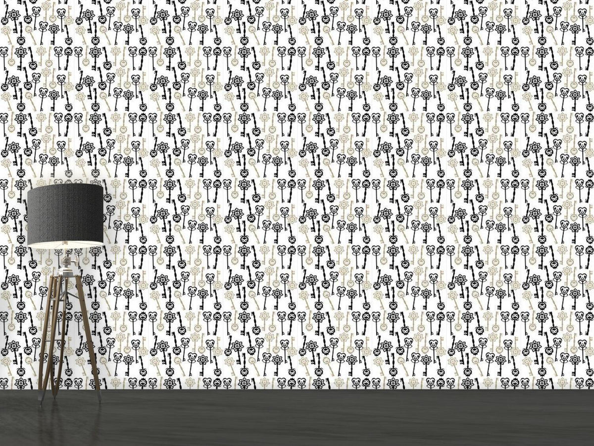 patterned-wallpaper-the-keys-to-your-heart