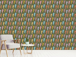 patterned-wallpaper-feathers-handdrawn-colorful