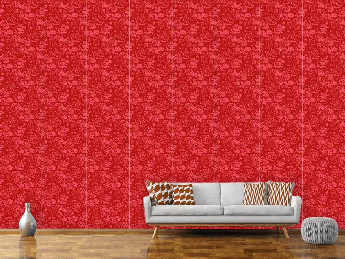 patterned-wallpaper-romantic-roses