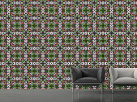 patterned-wallpaper-tribal-kaleidoscope