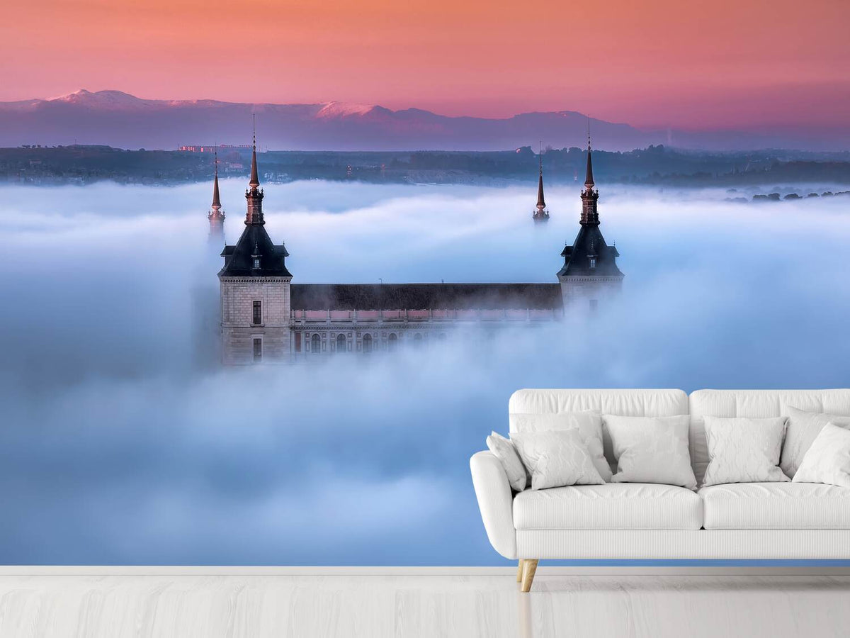 photo-wallpaper-toledo-city-foggy-sunset