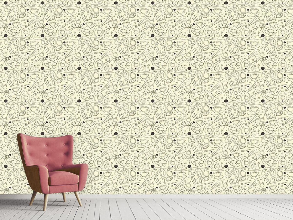 patterned-wallpaper-sketchboard-retro