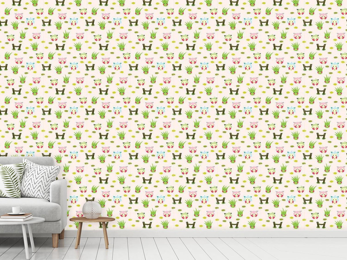 patterned-wallpaper-counting-sheep