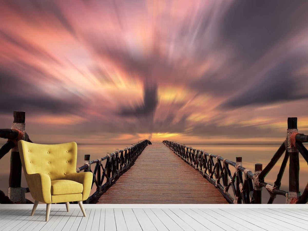 photo-wallpaper-bridge-in-the-fire-of-heaven
