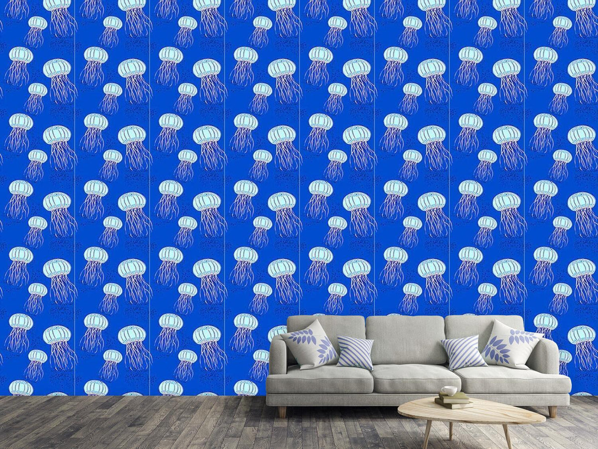 patterned-wallpaper-art-deco-jellyfishes