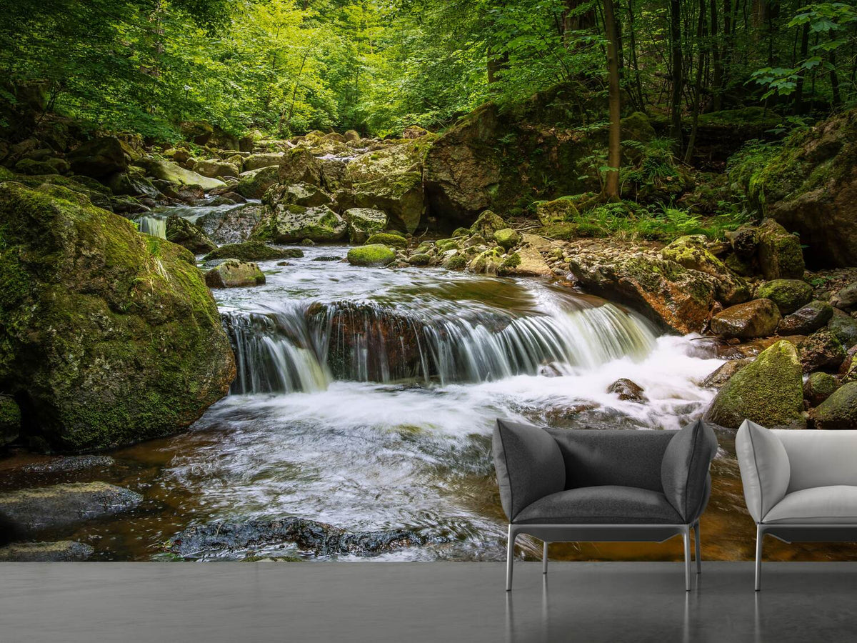 photo-wallpaper-relaxation-at-the-waterfall-ii