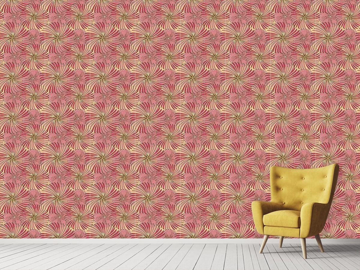 patterned-wallpaper-turning-wheels-apricot