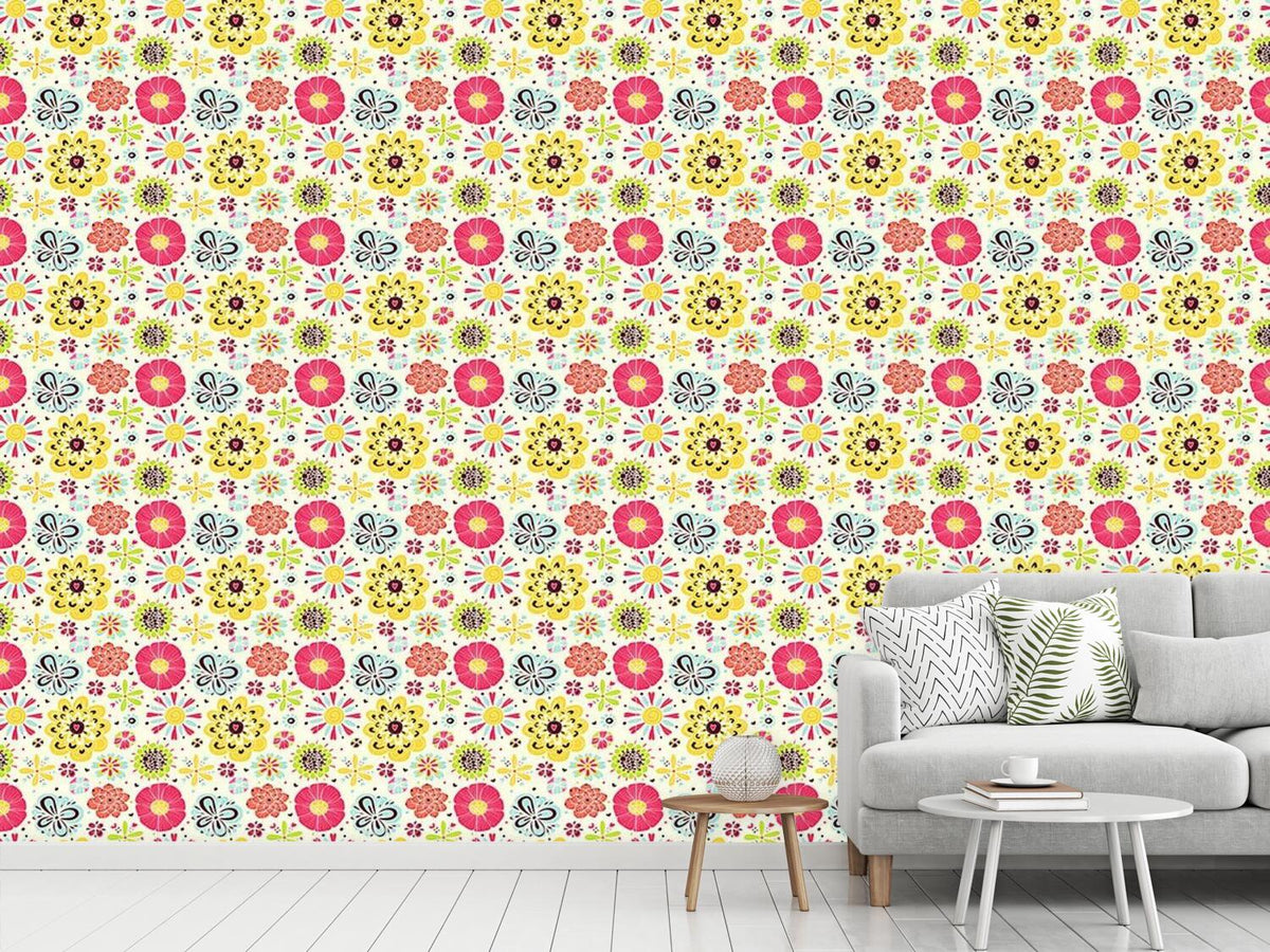 patterned-wallpaper-summer-splash-floral