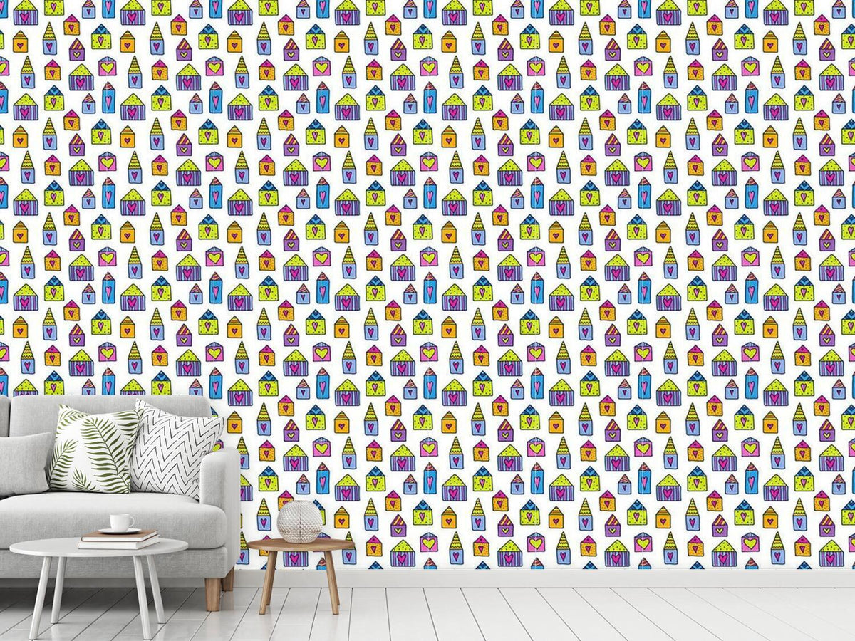 patterned-wallpaper-lovely-houses