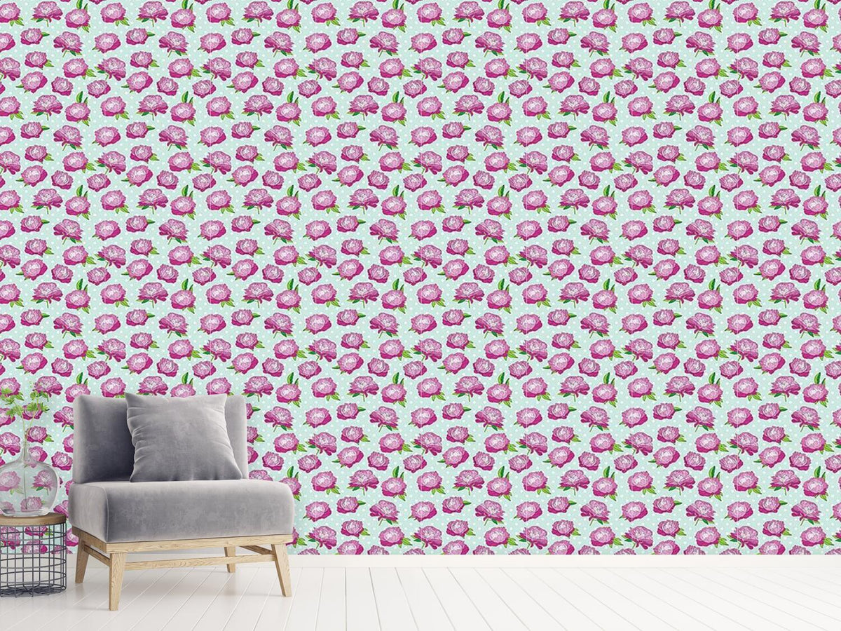 patterned-wallpaper-peonies-in-full-bloom