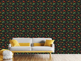 patterned-wallpaper-chili-peppers