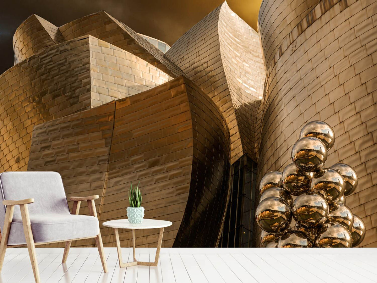 photo-wallpaper-geometry-in-gold-and-steel