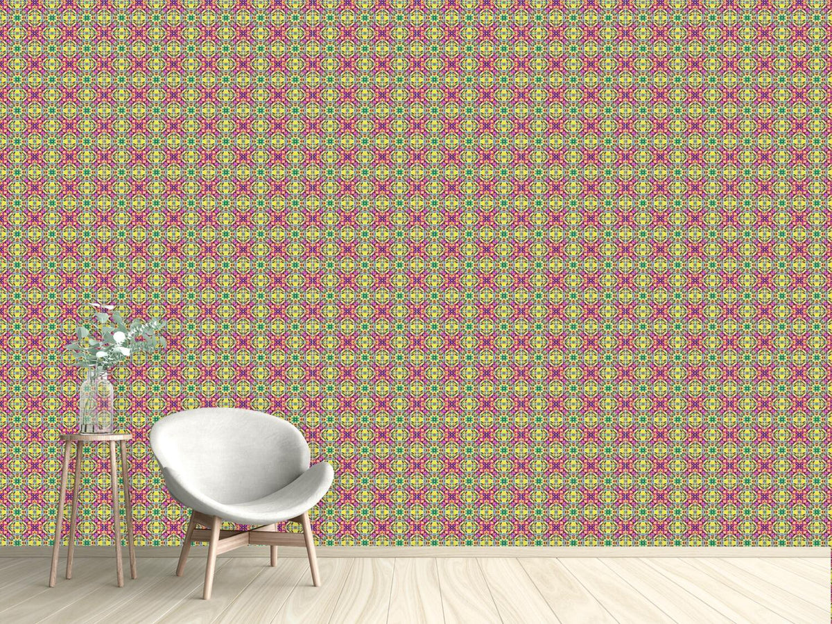 patterned-wallpaper-rainbow-mosaic