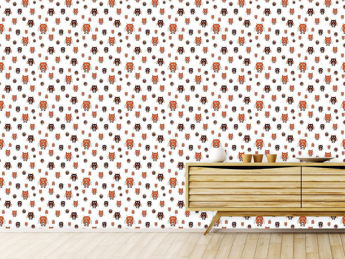 patterned-wallpaper-retro-owls