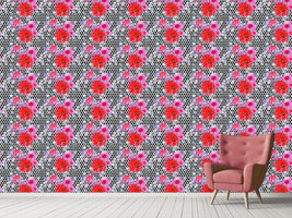 patterned-wallpaper-scattered-flowers-avantgarde