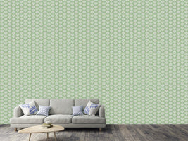 patterned-wallpaper-blossom-drops-green