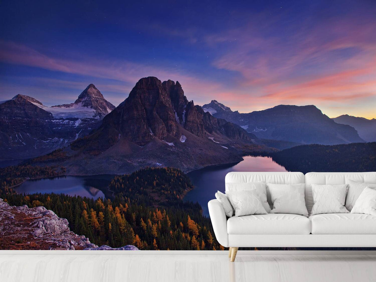 photo-wallpaper-twilight-at-mount-assiniboine