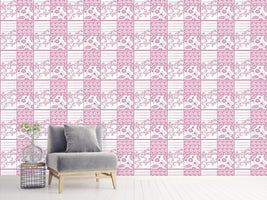 patterned-wallpaper-painted-art-pink