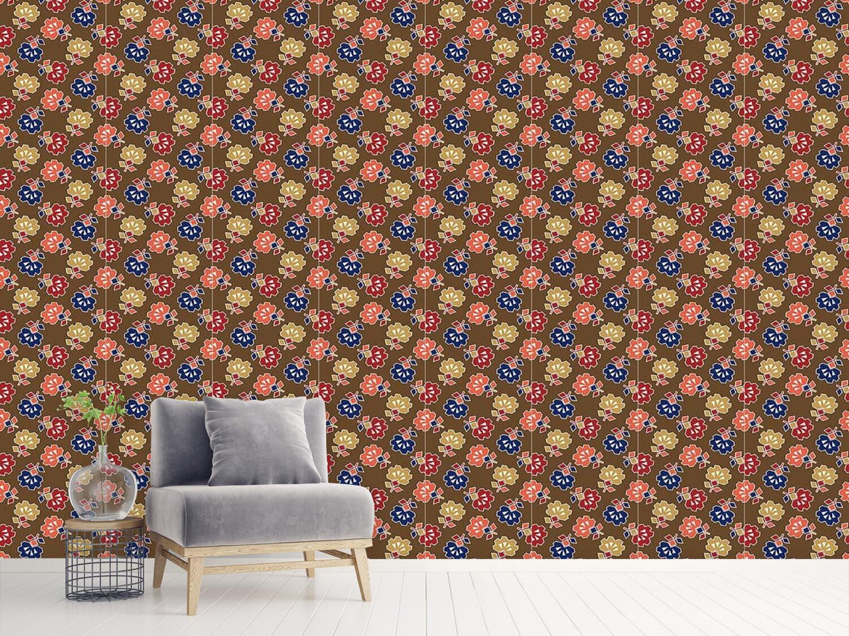 patterned-wallpaper-spiky-brown