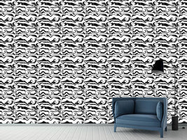 patterned-wallpaper-monochrome-wave-chaos