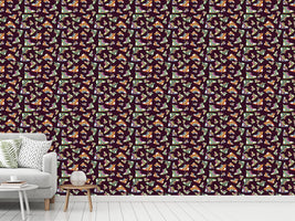 patterned-wallpaper-sneackers